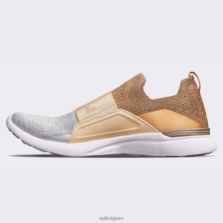 vrouwen techloom gelukzaligheid 27 406TH265 rennen rose goud/champagne/metallic zilver APL