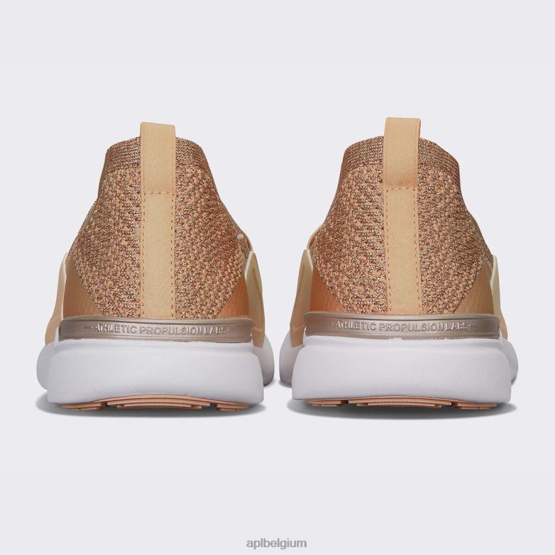 vrouwen techloom gelukzaligheid 27 406TH265 rennen rose goud/champagne/metallic zilver APL
