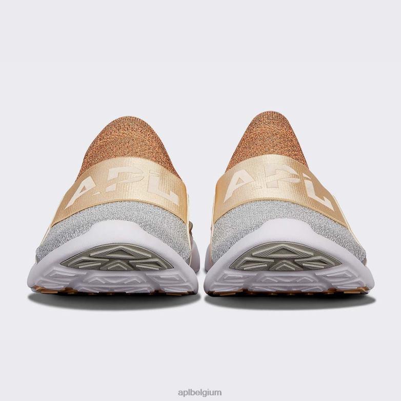 vrouwen techloom gelukzaligheid 27 406TH265 rennen rose goud/champagne/metallic zilver APL