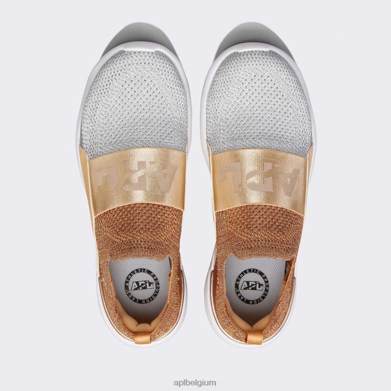vrouwen techloom gelukzaligheid 27 406TH265 rennen rose goud/champagne/metallic zilver APL