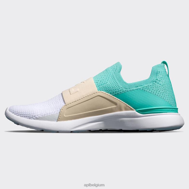 vrouwen techloom gelukzaligheid 27 406TH273 rennen munt/strand/wit APL