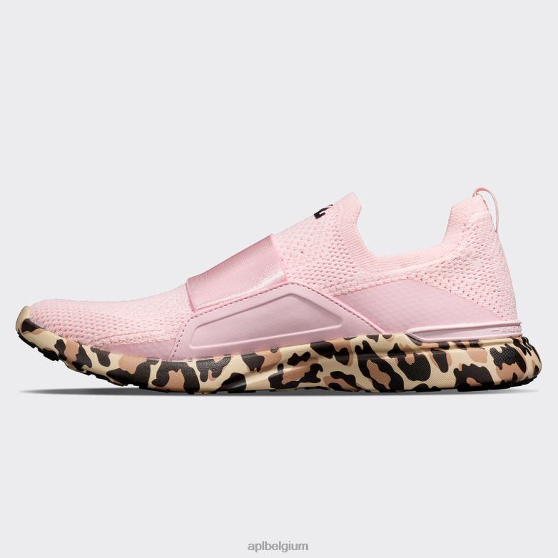 vrouwen techloom gelukzaligheid 28 406TH308 rennen gebleekt roze/luipaard APL