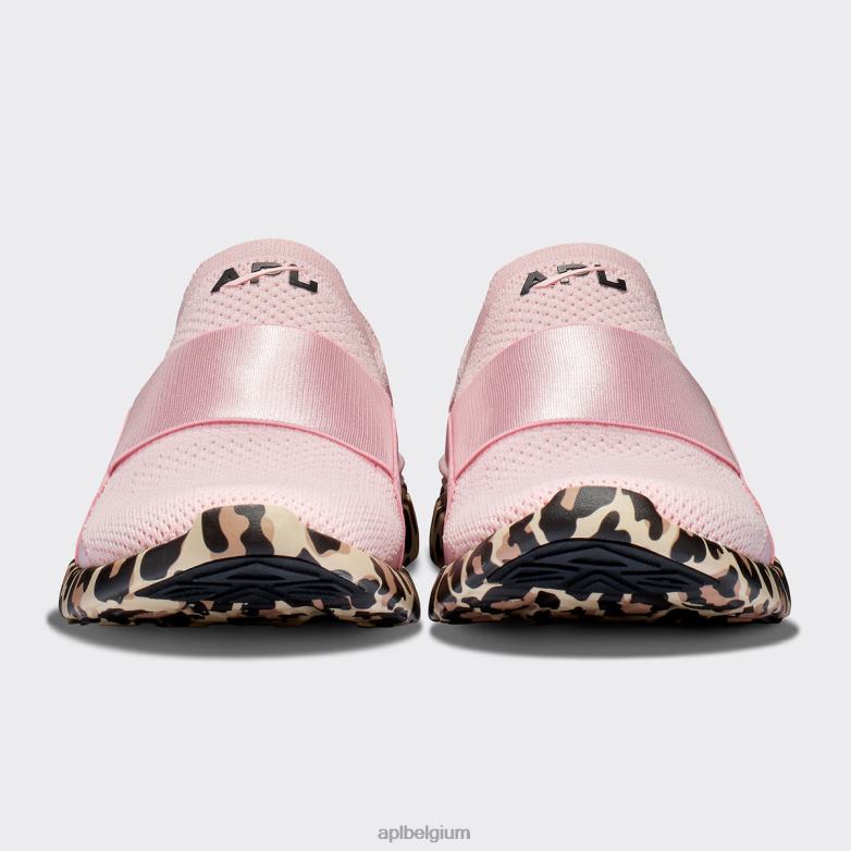 vrouwen techloom gelukzaligheid 28 406TH308 rennen gebleekt roze/luipaard APL