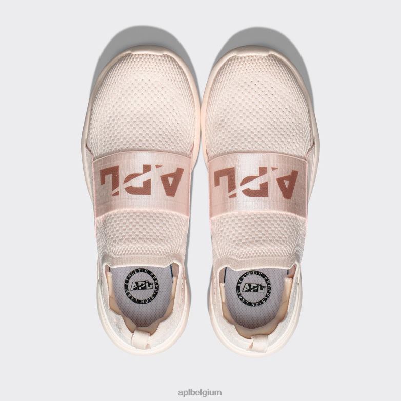 vrouwen techloom gelukzaligheid 28 406TH312 rennen triple creme/rozenpoeder APL