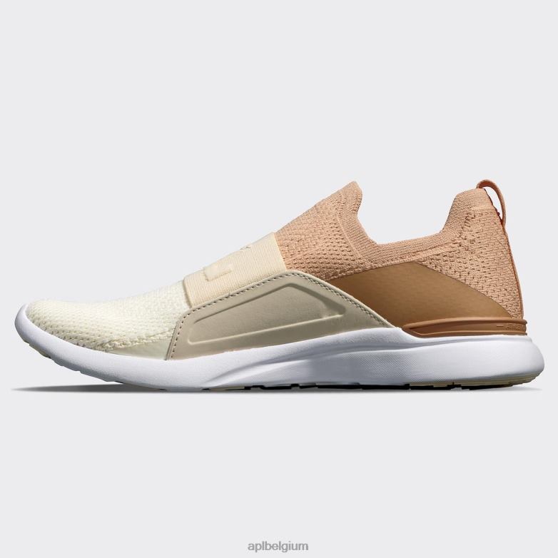 vrouwen techloom gelukzaligheid 28 406TH330 rennen karamel/perkament/ongerept APL