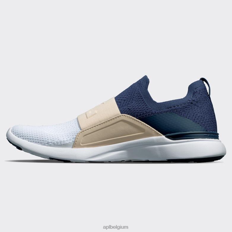vrouwen techloom gelukzaligheid 28 406TH337 rennen marine/strand/wit APL