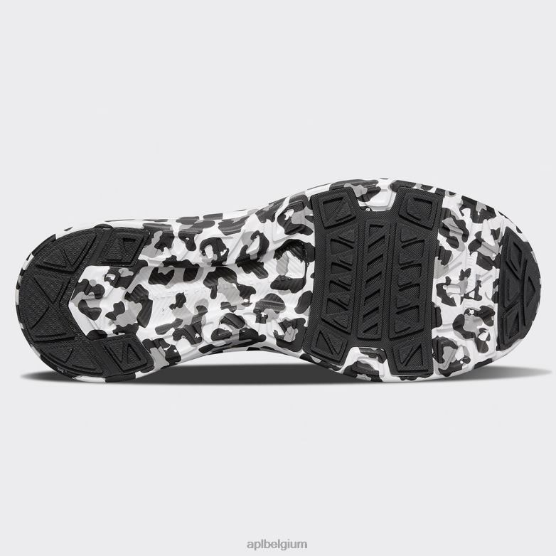 vrouwen techloom gelukzaligheid 29 406TH364 rennen zwart/wit/luipaard APL