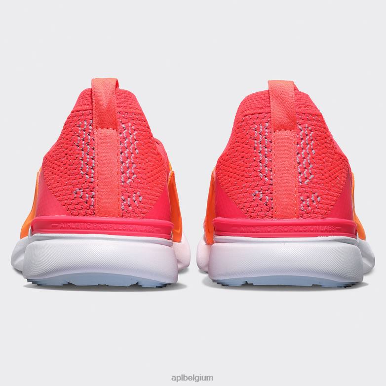 vrouwen techloom gelukzaligheid 29 406TH365 rennen magenta/gesmolten/vuurkoraal APL