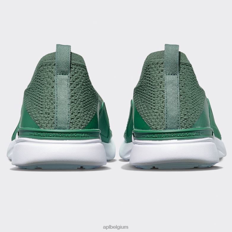 vrouwen techloom gelukzaligheid 29 406TH389 rennen mooi groen/wit APL