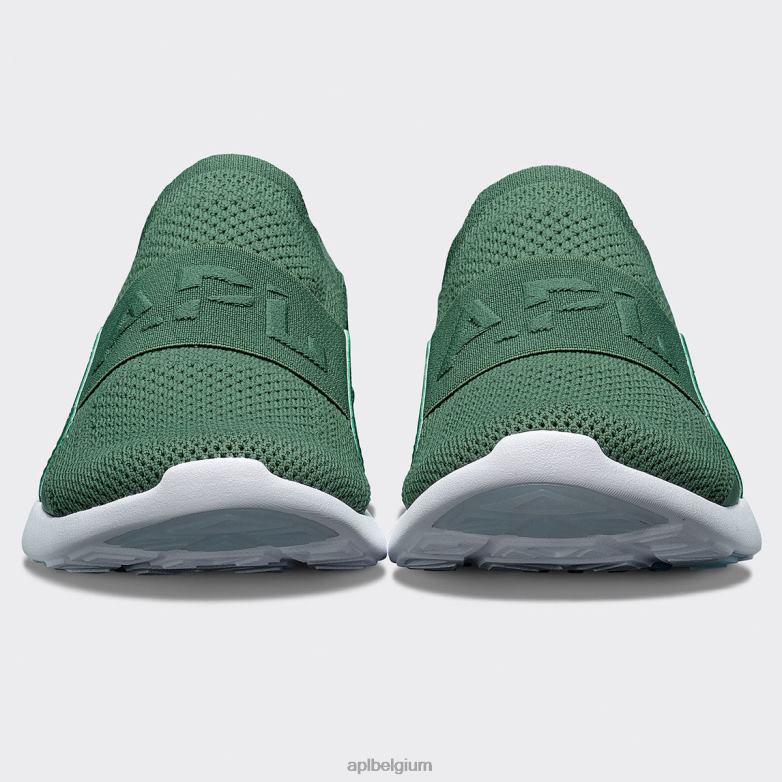 vrouwen techloom gelukzaligheid 29 406TH389 rennen mooi groen/wit APL