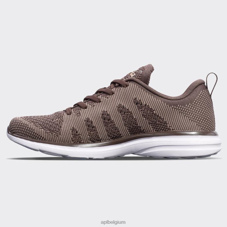 vrouwen techloom pro 46 406TH134 rennen chocolade/amandel/wit APL