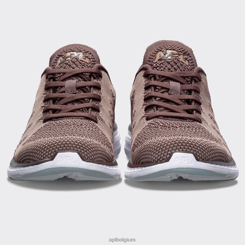 vrouwen techloom pro 46 406TH134 rennen chocolade/amandel/wit APL