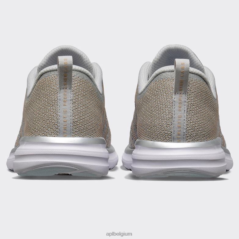 vrouwen techloom pro 46 406TH139 rennen metallic zilver/champagne/wit APL