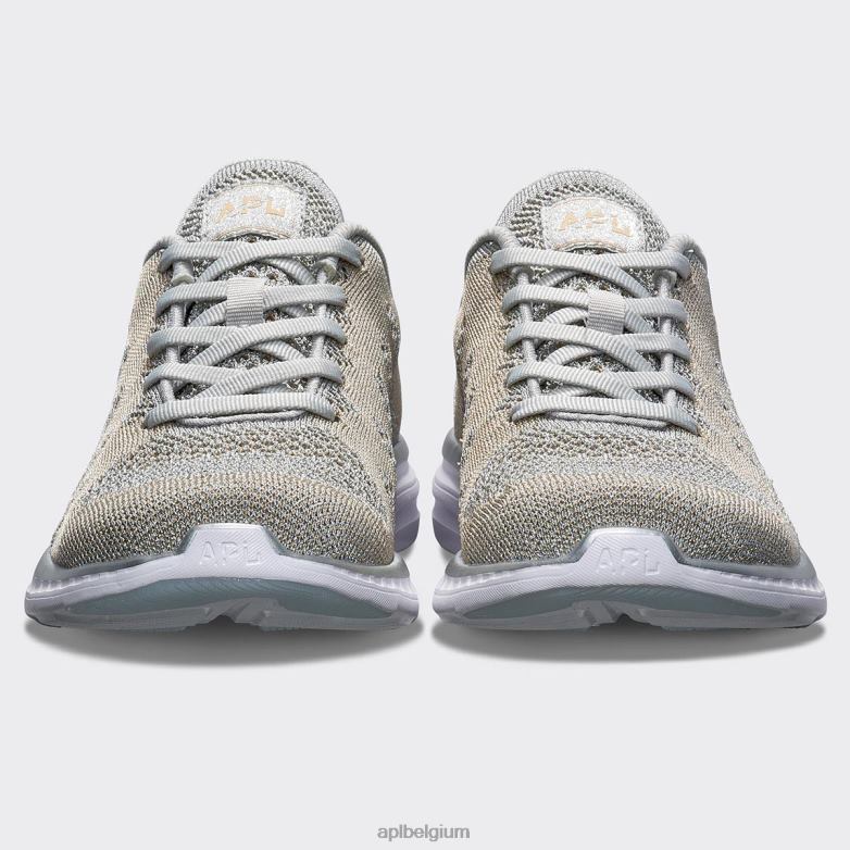 vrouwen techloom pro 46 406TH139 rennen metallic zilver/champagne/wit APL