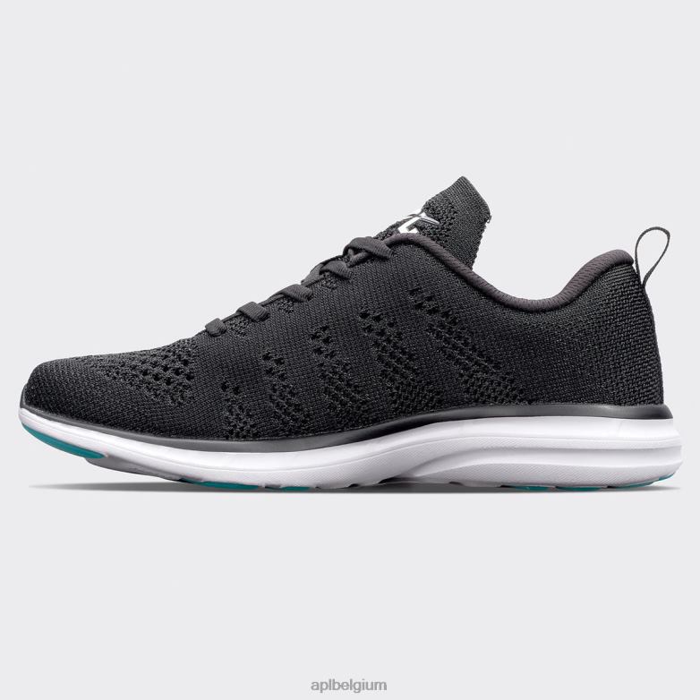 vrouwen techloom pro 47 406TH313 rennen metallic zwart/wit APL