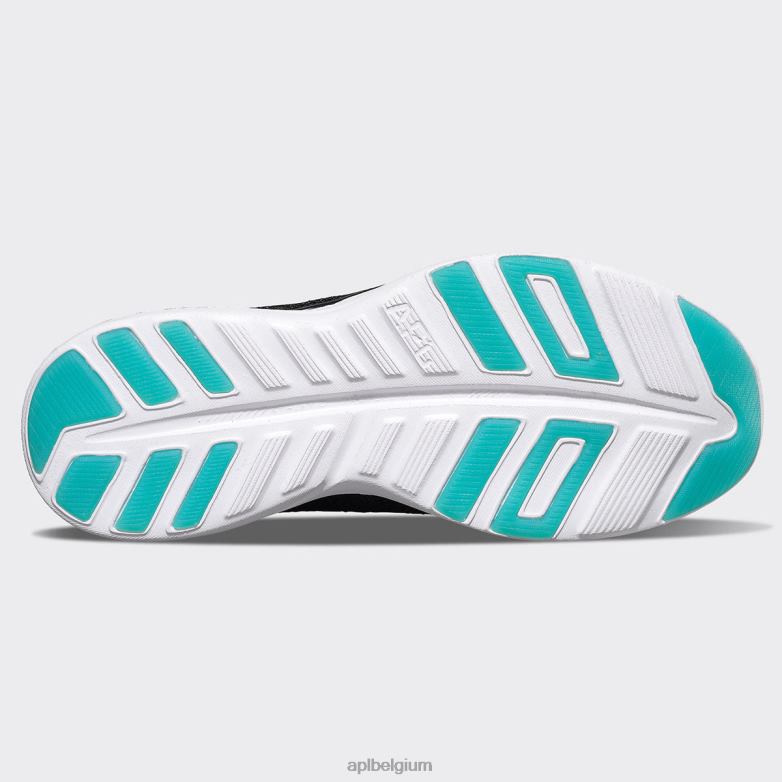 vrouwen techloom pro 47 406TH313 rennen metallic zwart/wit APL