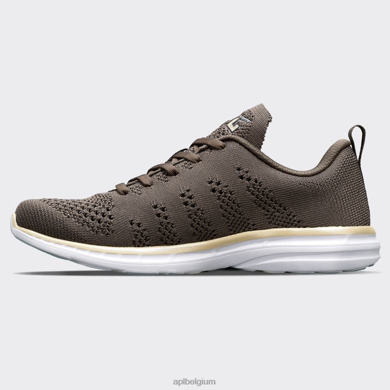 vrouwen techloom pro 47 406TH329 rennen chocolade/champagne/wit APL