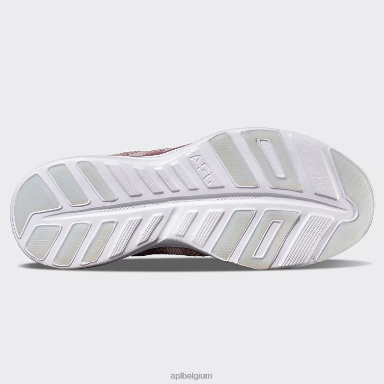 vrouwen techloom pro 48 406TH371 rennen strandhout/creme/wit APL