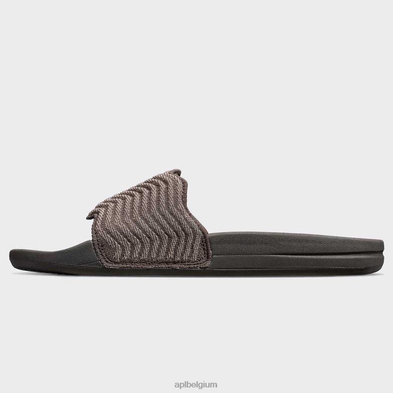 vrouwen techloom zigzag glijbaan 406TH567 dia\s chocolade/amandel APL