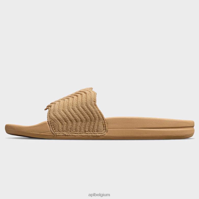 vrouwen techloom zigzag glijbaan 406TH571 dia\s bruinen APL