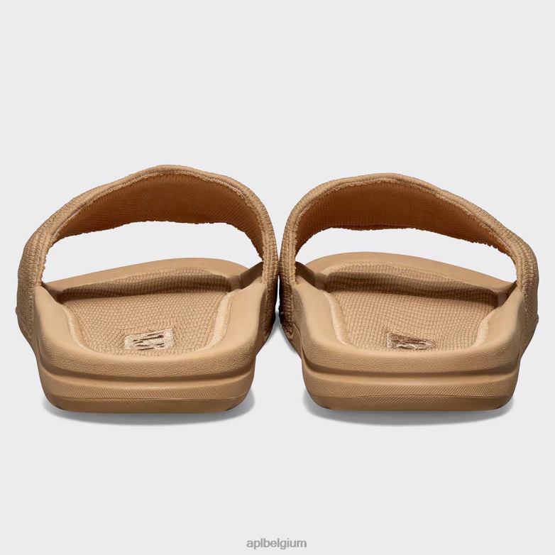 vrouwen techloom zigzag glijbaan 406TH571 dia\s bruinen APL