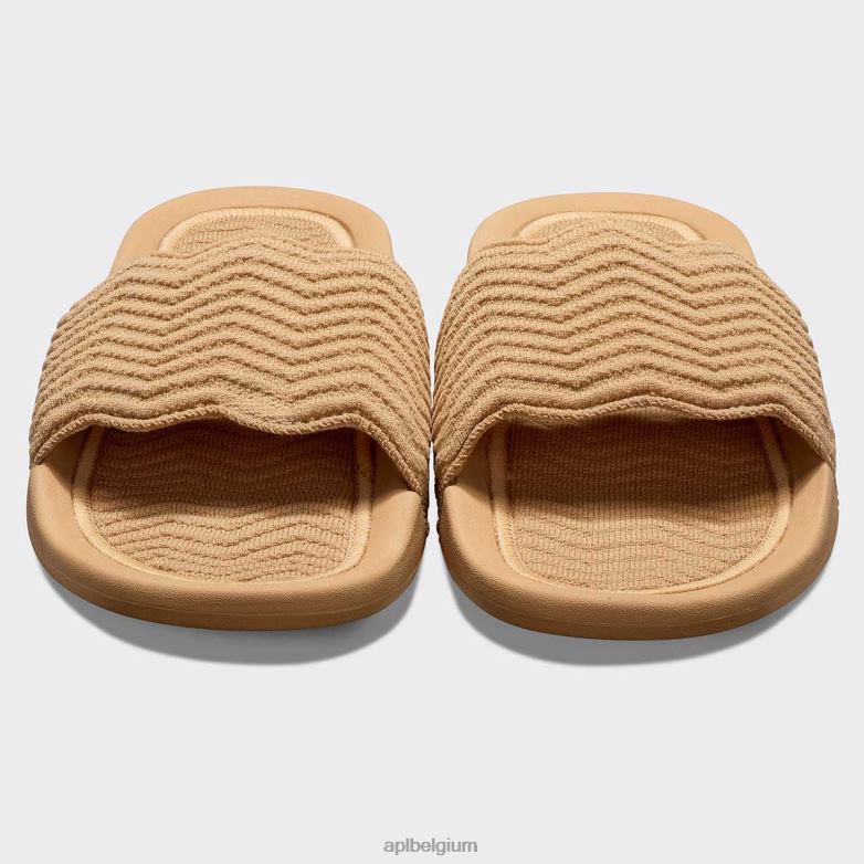 vrouwen techloom zigzag glijbaan 406TH571 dia\s bruinen APL