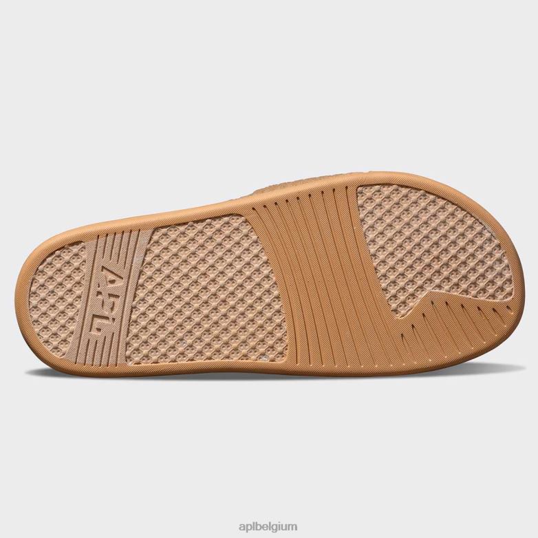 vrouwen techloom zigzag glijbaan 406TH571 dia\s bruinen APL
