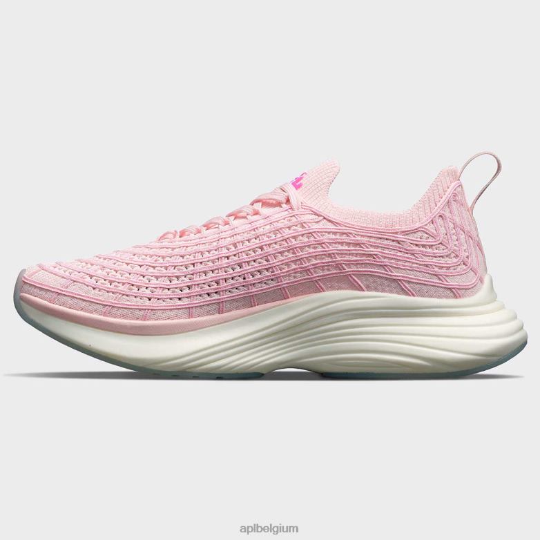 vrouwen techloom-zipline 64 406TH57 rennen gebleekt roze/fusion roze APL