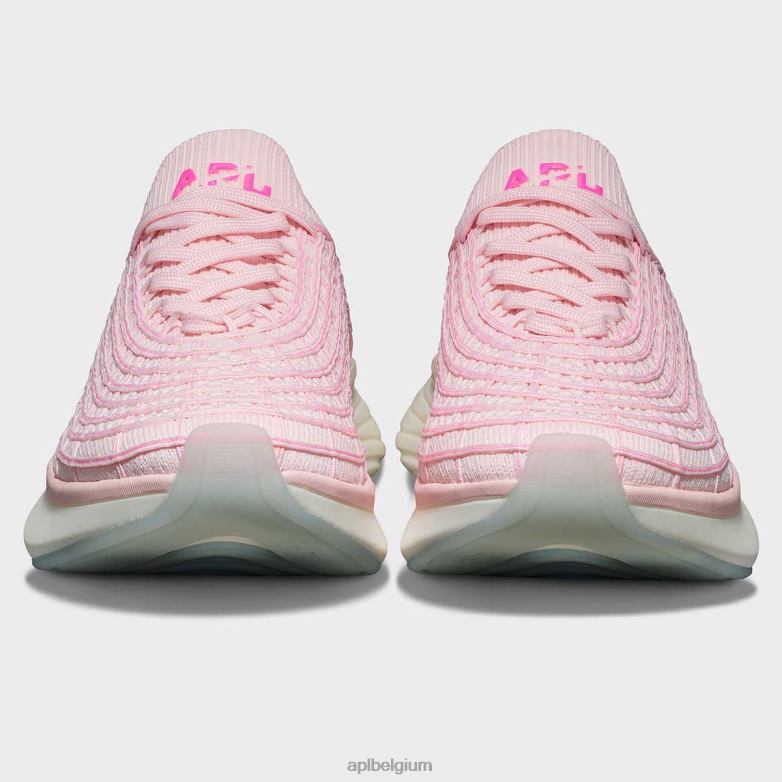 vrouwen techloom-zipline 64 406TH57 rennen gebleekt roze/fusion roze APL