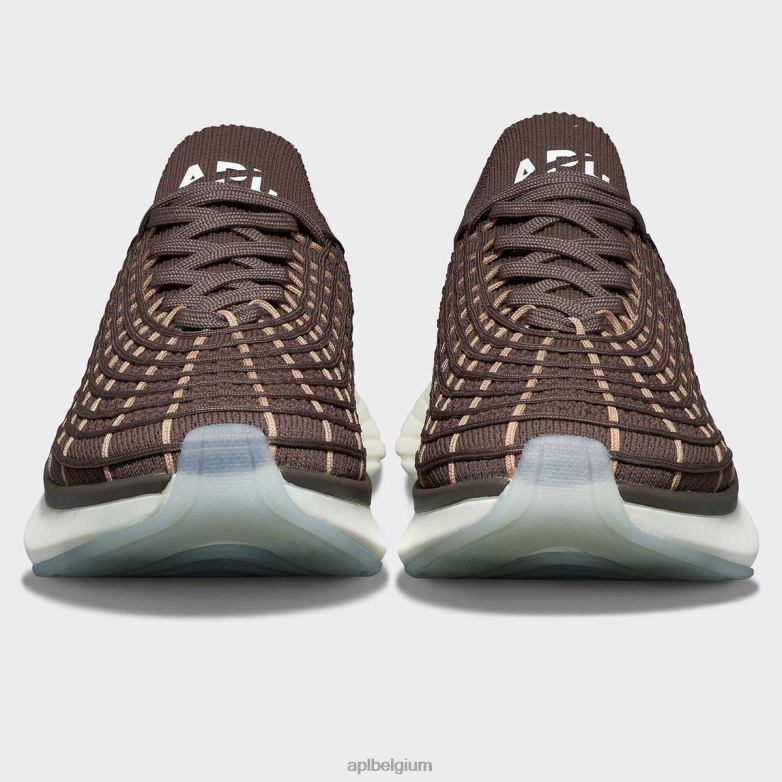 vrouwen techloom-zipline 64 406TH78 rennen chocolade/karamel APL
