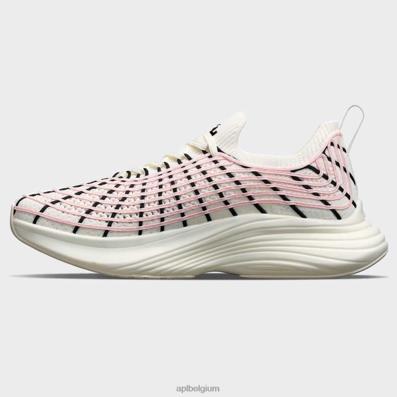 vrouwen techloom-zipline 65 406TH116 rennen ivoor/gebleekt roze/zwart APL