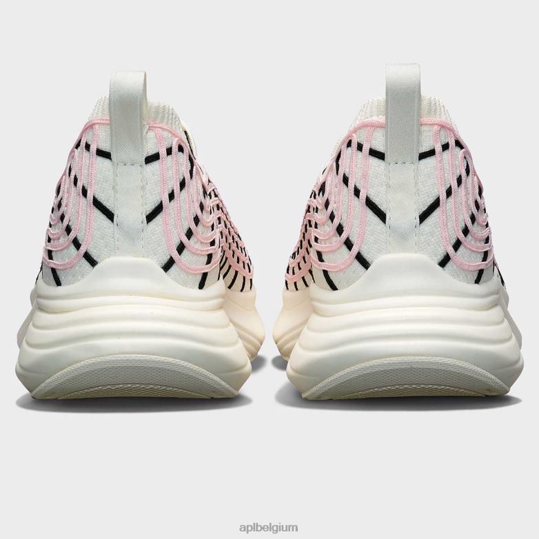vrouwen techloom-zipline 65 406TH116 rennen ivoor/gebleekt roze/zwart APL