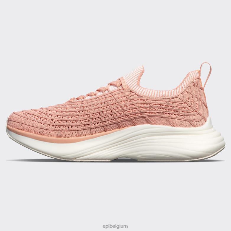 vrouwen techloom-zipline 65 406TH195 rennen blozen/ivoor/geribbeld APL