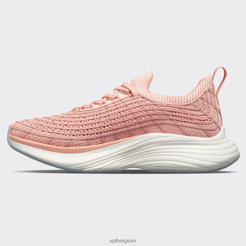 vrouwen techloom-zipline 65 406TH204 rennen blozen/ongerept/geribbeld APL