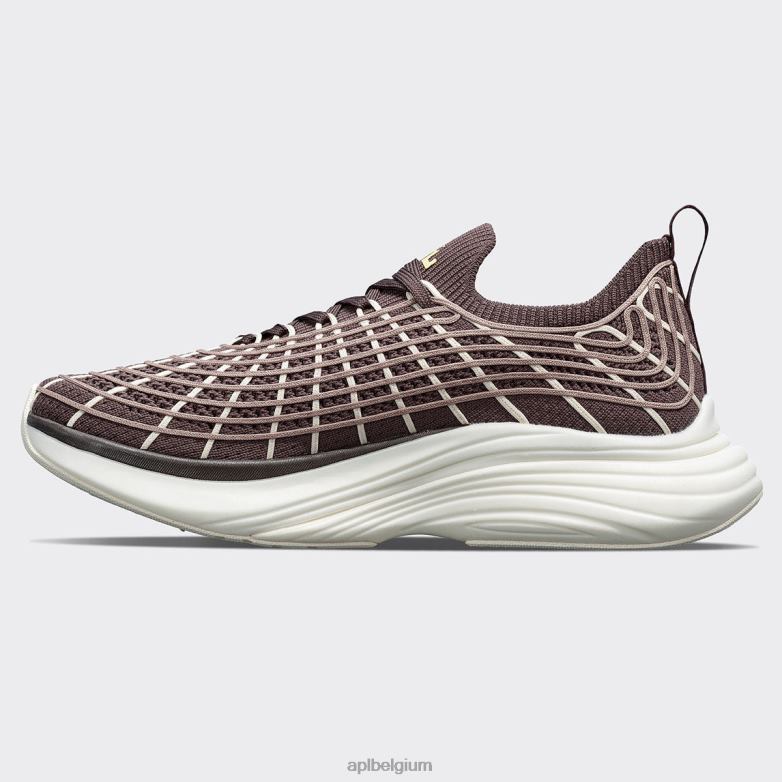 vrouwen techloom-zipline 66 406TH242 rennen chocolade/amandel/ongerept APL