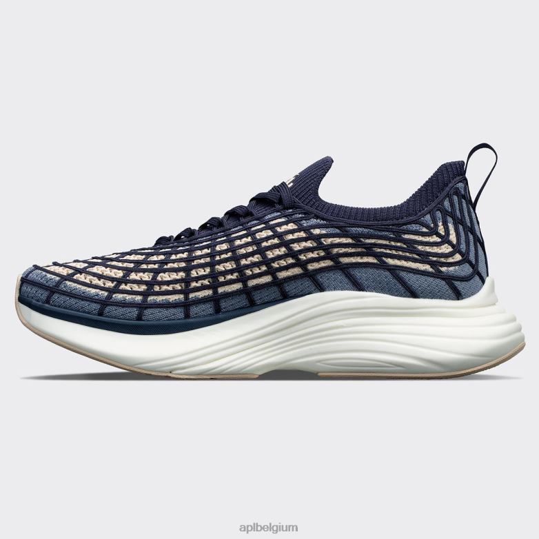 vrouwen techloom-zipline 66 406TH346 rennen marineblauw/leisteen/warme zijde APL