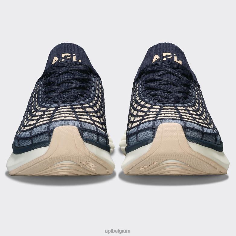 vrouwen techloom-zipline 66 406TH346 rennen marineblauw/leisteen/warme zijde APL
