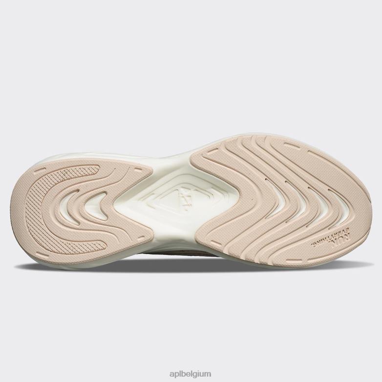 vrouwen techloom-zipline 67 406TH439 rennen strand/chocolade/wit APL