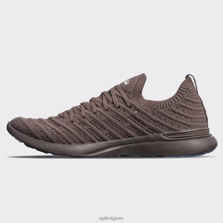 vrouwen techloomgolf 57 406TH129 rennen chocolade/wit APL