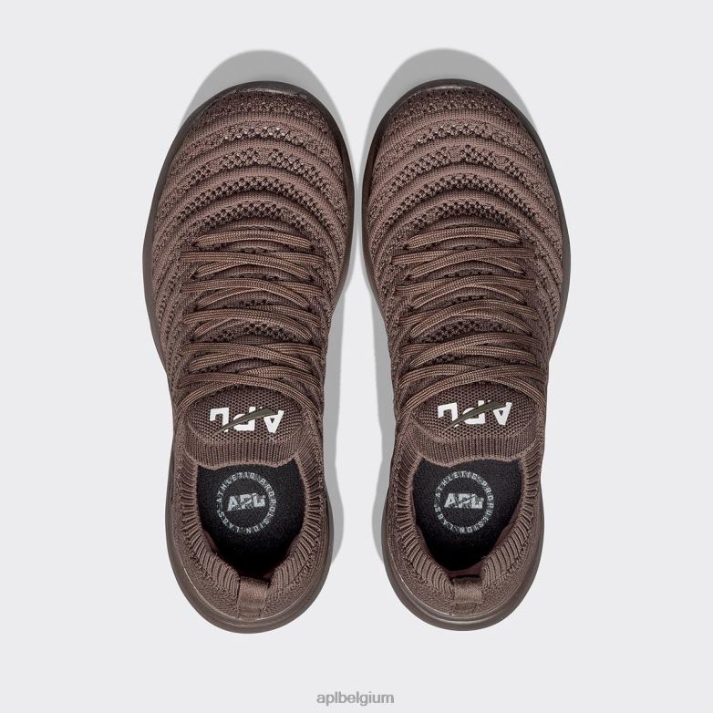 vrouwen techloomgolf 57 406TH129 rennen chocolade/wit APL