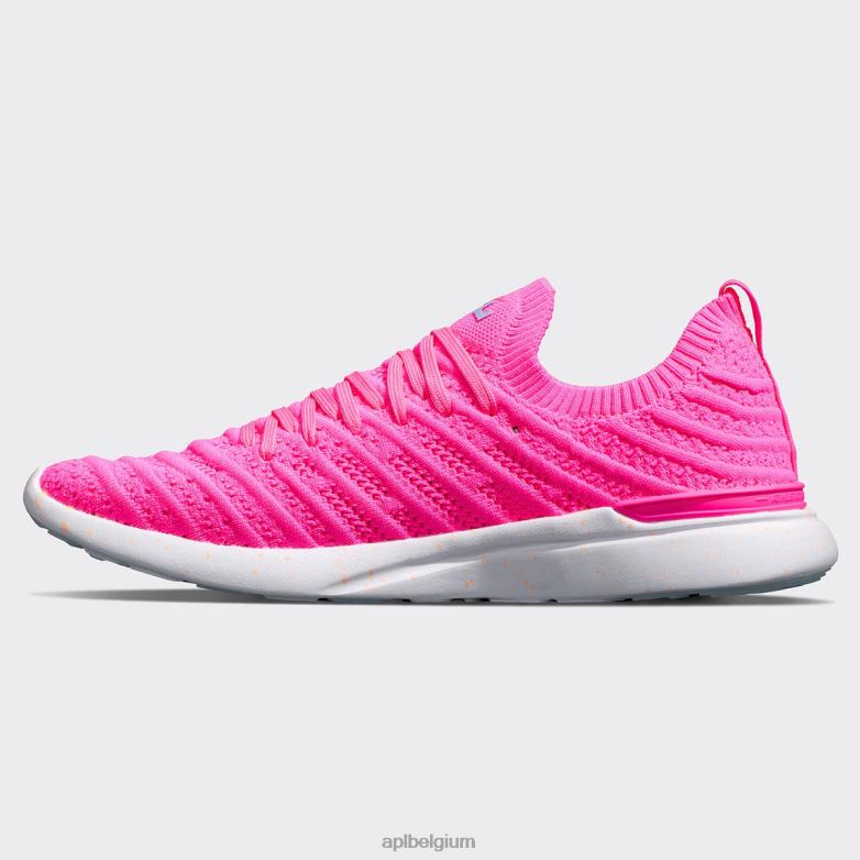 vrouwen techloomgolf 59 406TH254 rennen fusion roze/klokje/spikkel APL