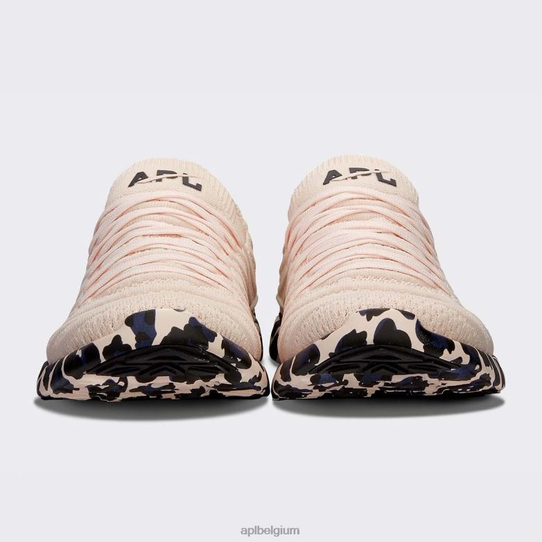 vrouwen techloomgolf 59 406TH258 rennen creme/zwart/luipaard APL