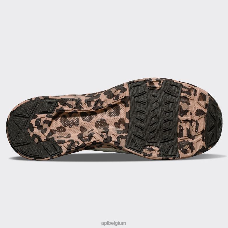 vrouwen techloomgolf 61 406TH437 rennen perkament/karamel/luipaard APL