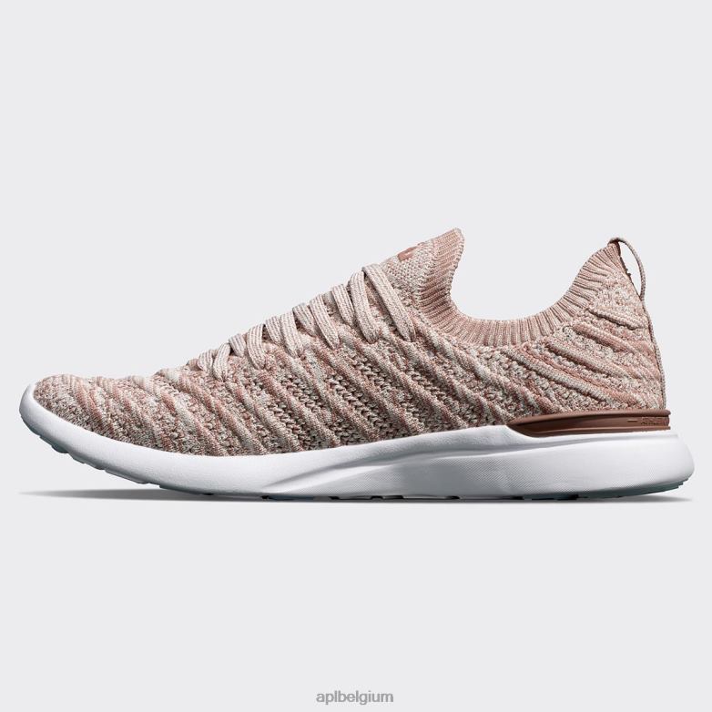 vrouwen techloomwave 60 406TH332 rennen creme/strandhout/melange APL