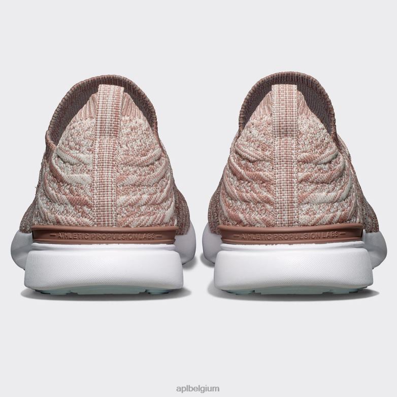 vrouwen techloomwave 60 406TH332 rennen creme/strandhout/melange APL