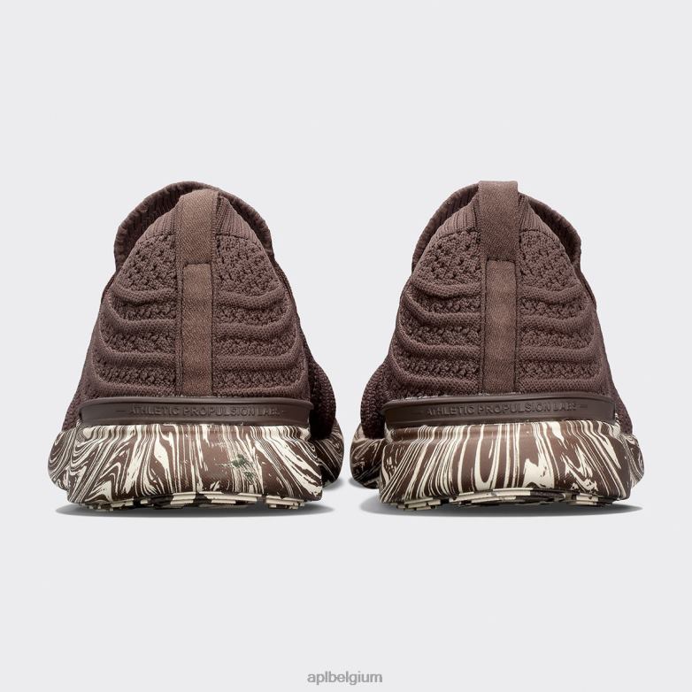 vrouwen techloomwave 60 406TH338 rennen chocolade/ongerept/marmer APL