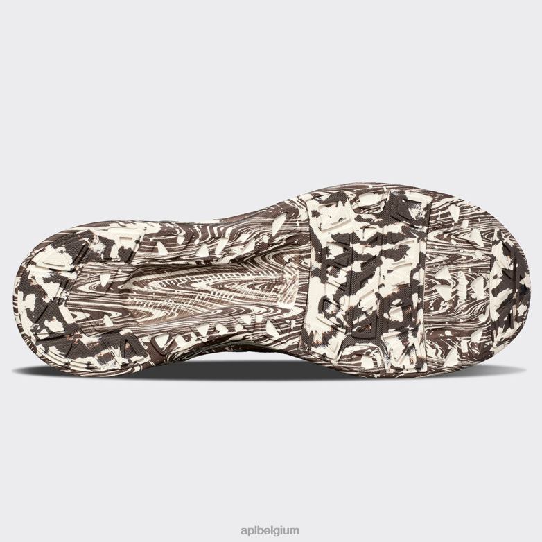 vrouwen techloomwave 60 406TH338 rennen chocolade/ongerept/marmer APL