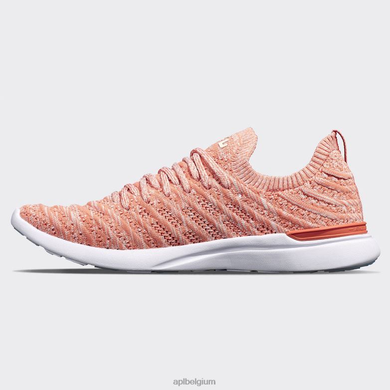 vrouwen techloomwave 60 406TH379 rennen terracotta/ongerept/melange APL