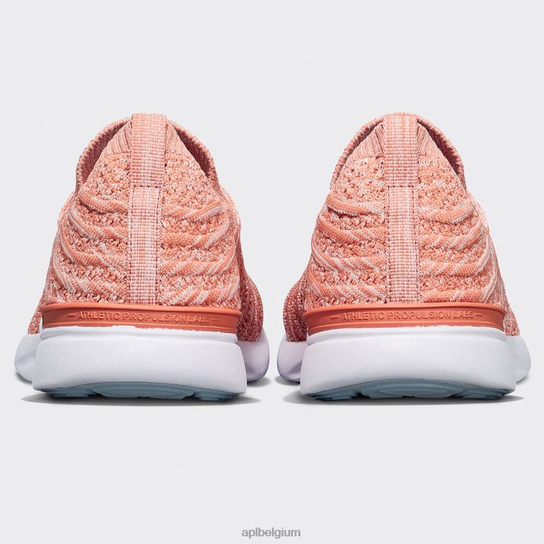 vrouwen techloomwave 60 406TH379 rennen terracotta/ongerept/melange APL