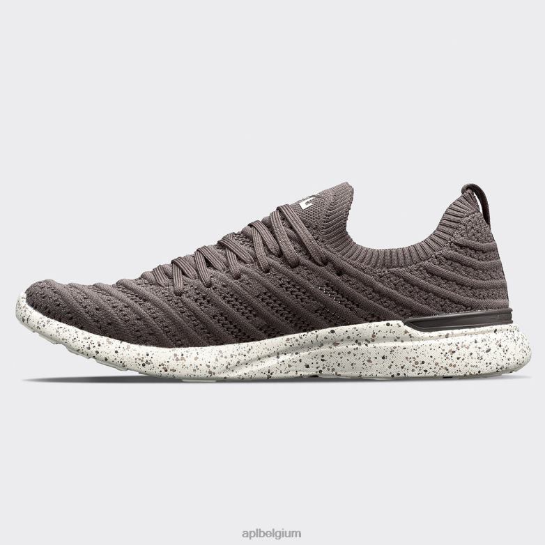vrouwen techloomwave 60 406TH397 rennen chocolade/ongerept/spikkel APL